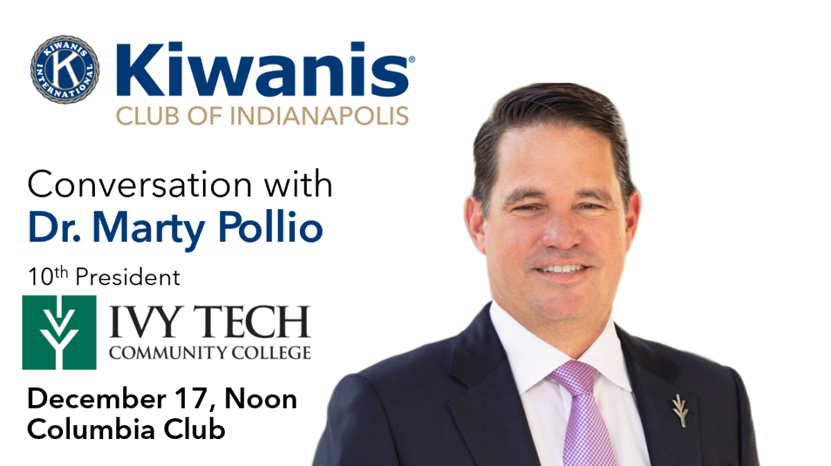 December 17 - Dr. Marty Pollio, Ivy Tech