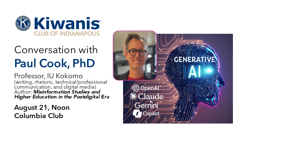August 21: Paul Cook, Generative Artificial Intelligence